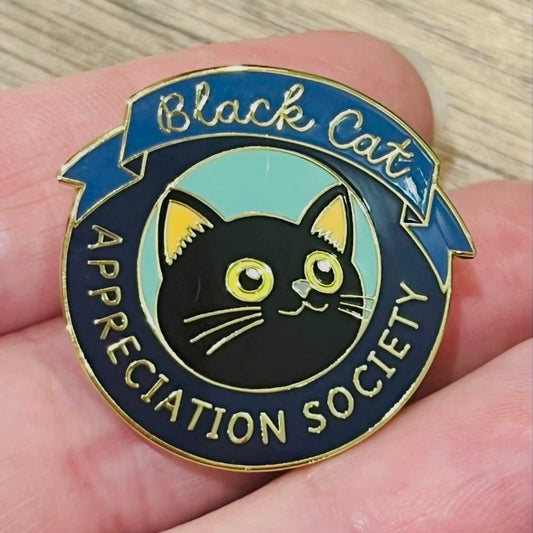 Black Cat Appreciation Society - Hard Enamel Pin