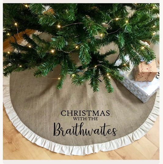 Burlap Tree Skirt