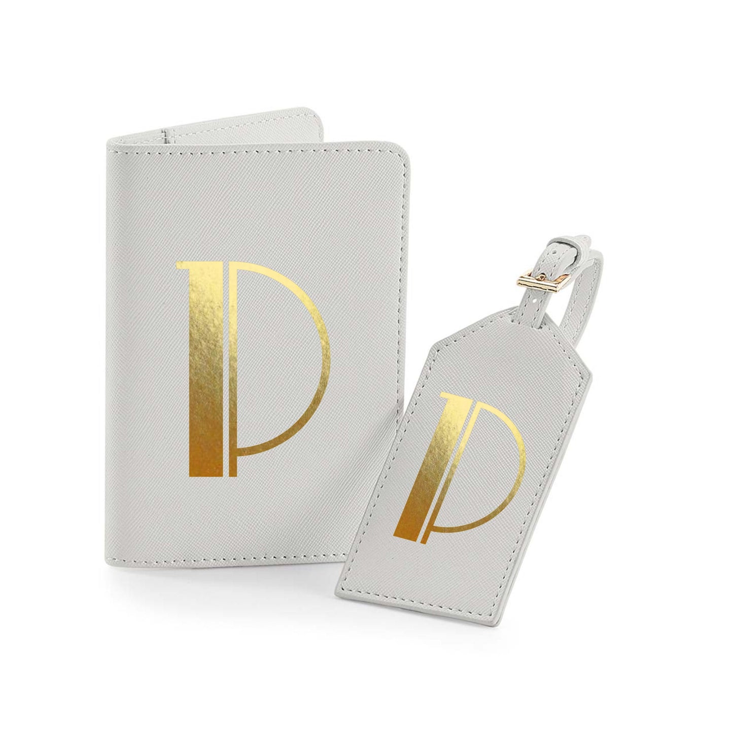 Passport Holder and Luggage Tag Set