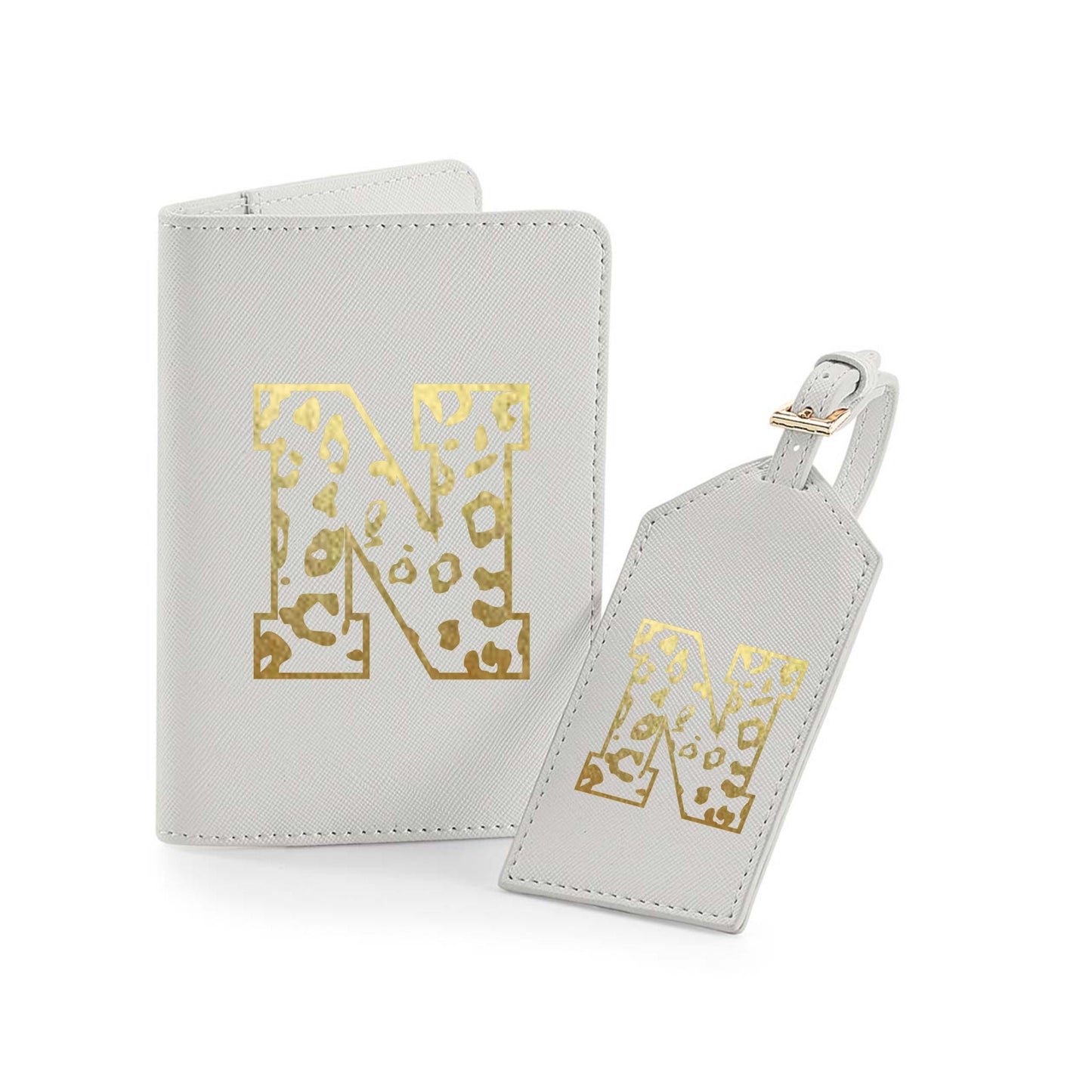Passport Holder and Luggage Tag Set