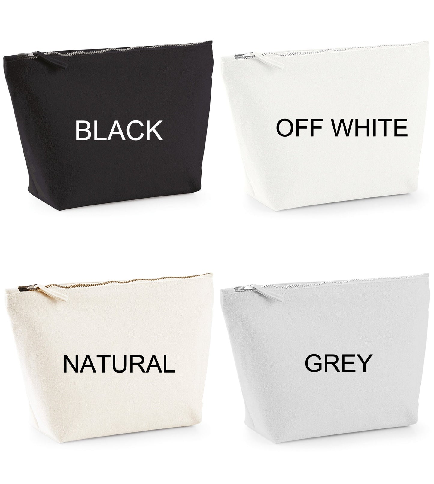 Magic Star Makeup Bag - Personalised with name - Canvas Cosmetic bag, new mum gift, teen, zip pouch, pamper spa kit