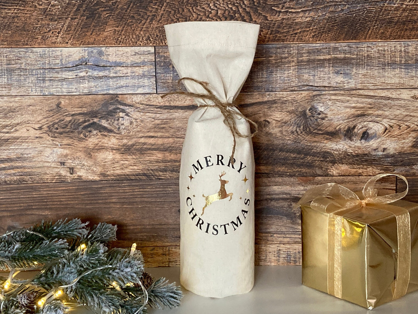 Christmas Wine Bottle Bag