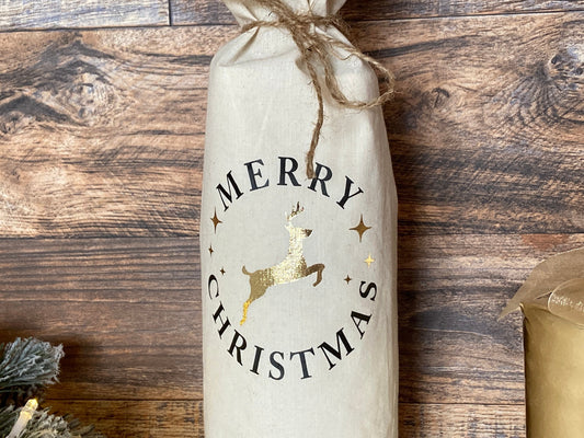 Christmas Wine Bottle Bag