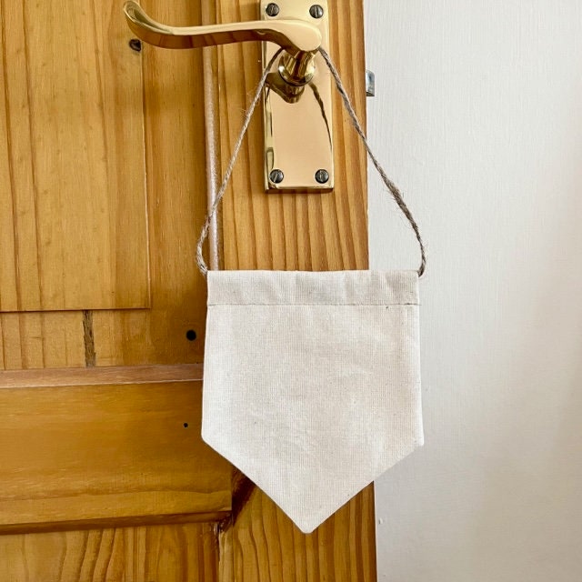 Blank DIY Banner, enamel pin Display, Pin collection, badge display, blank to decorate, Canvas Wall Flag, Pennant, natural cotton calico