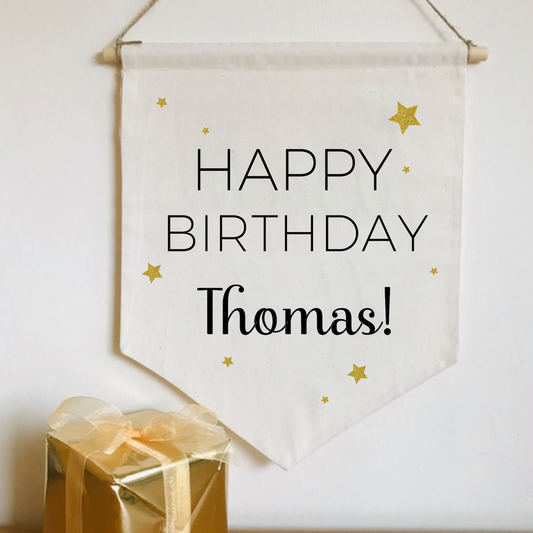 Birthday Canvas Banner