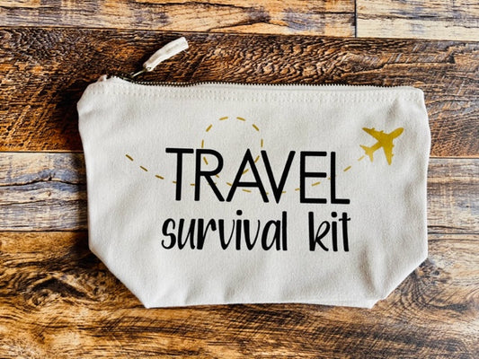 Travel Survival Kit Canvas Bag