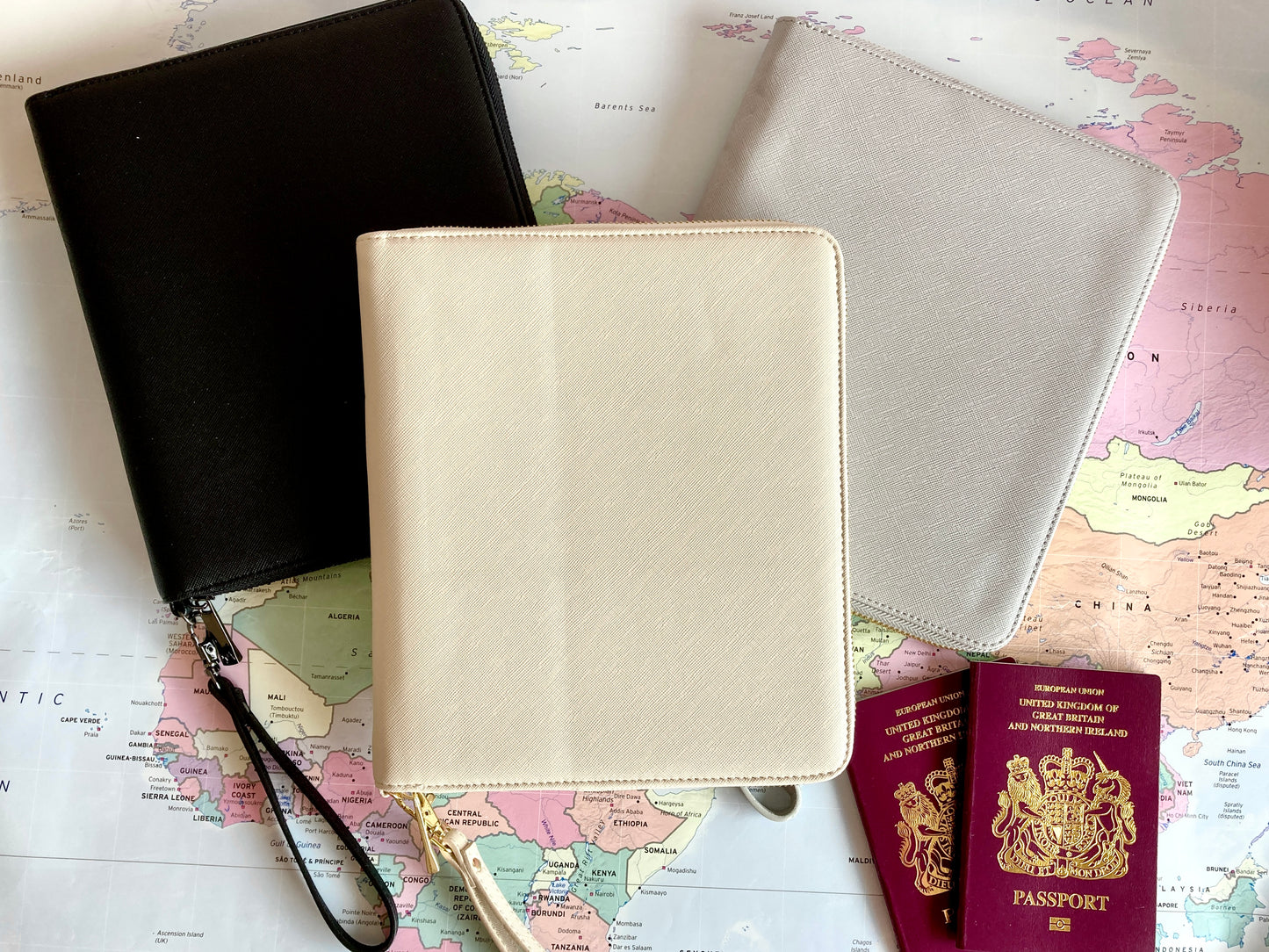 Faux Leather Travel Wallet - Enjoy the Journey