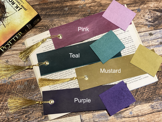 Leather Personalised Bookmark