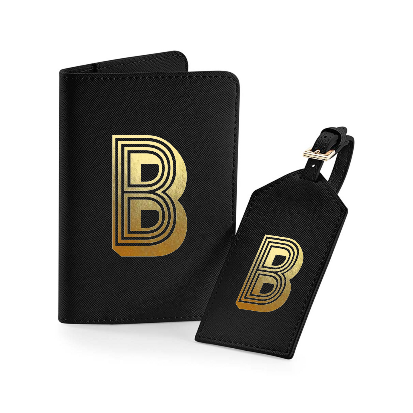 Passport Holder and Luggage Tag Set