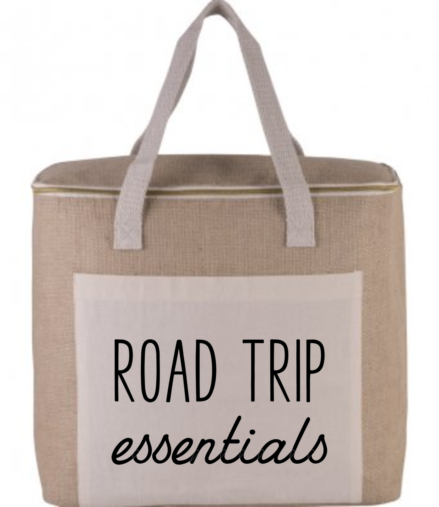 Jute Picnic Cool Bag - Road Trip Essentials