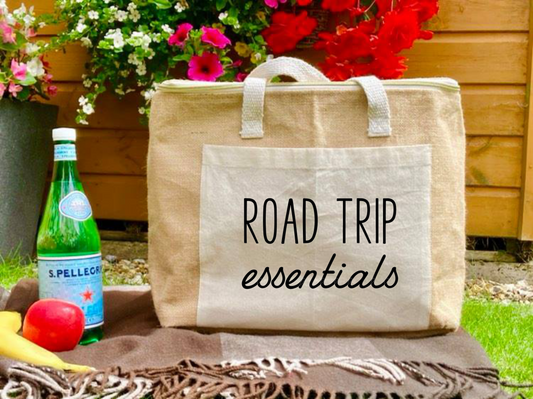 Jute Picnic Cool Bag - Road Trip Essentials