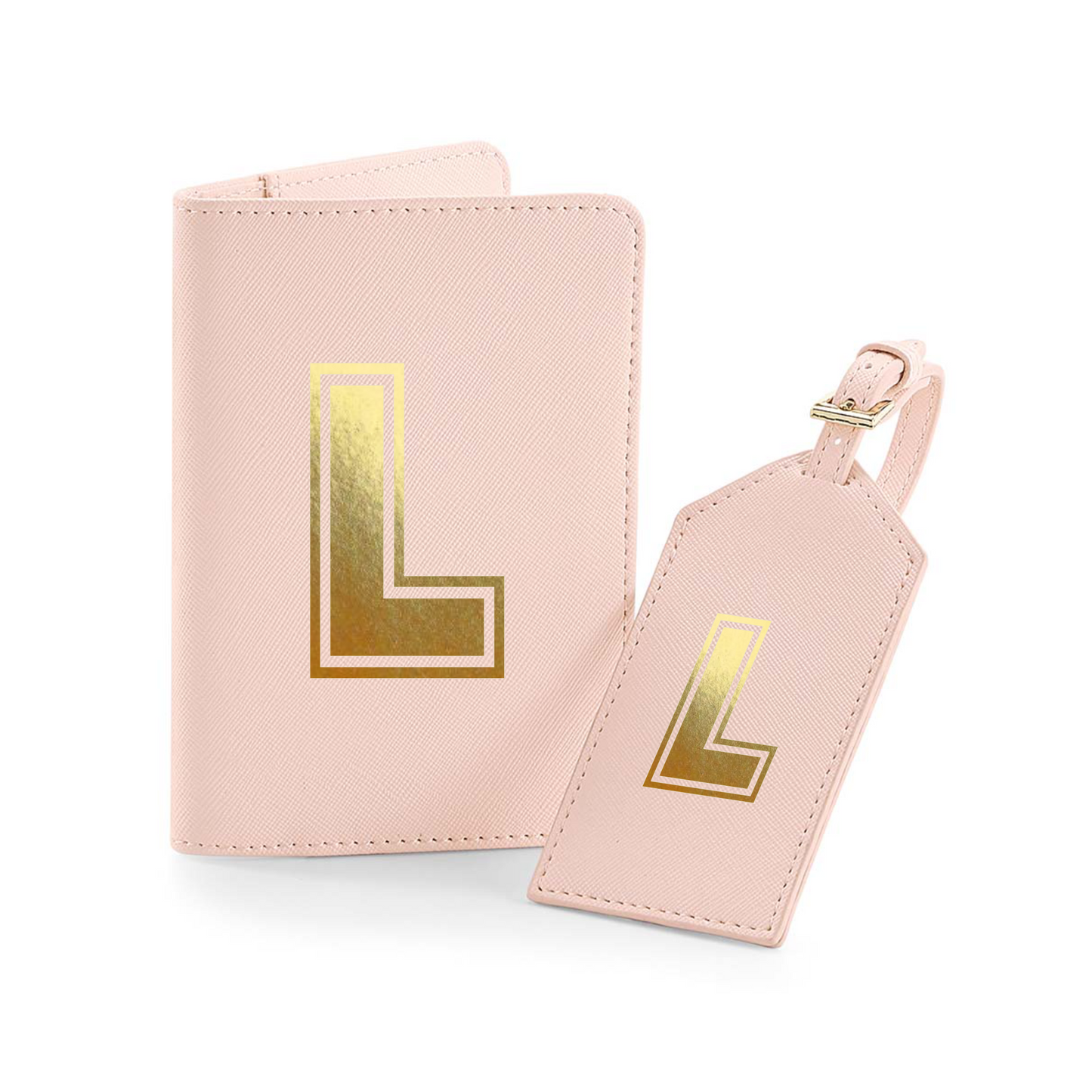 Passport Holder and Luggage Tag Set