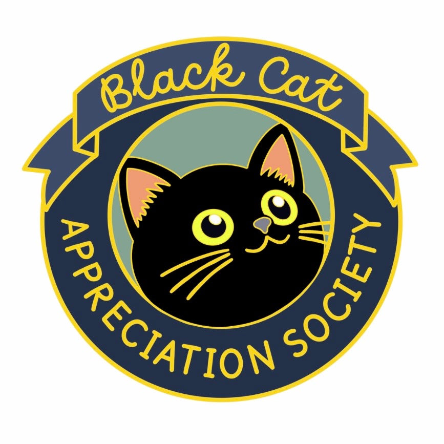 Black Cat Appreciation Society - Hard Enamel Pin