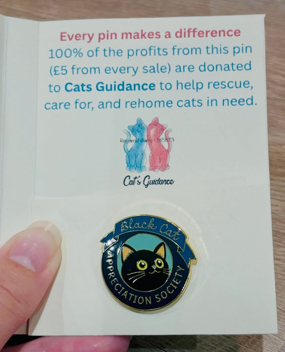 Black Cat Appreciation Society - Hard Enamel Pin