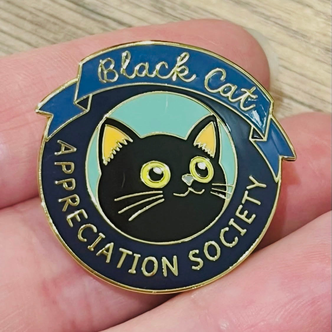 Black Cat Appreciation Society - Hard Enamel Pin