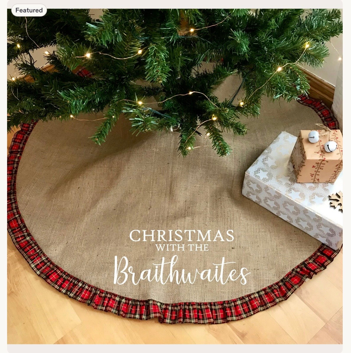 Burlap Tree Skirt