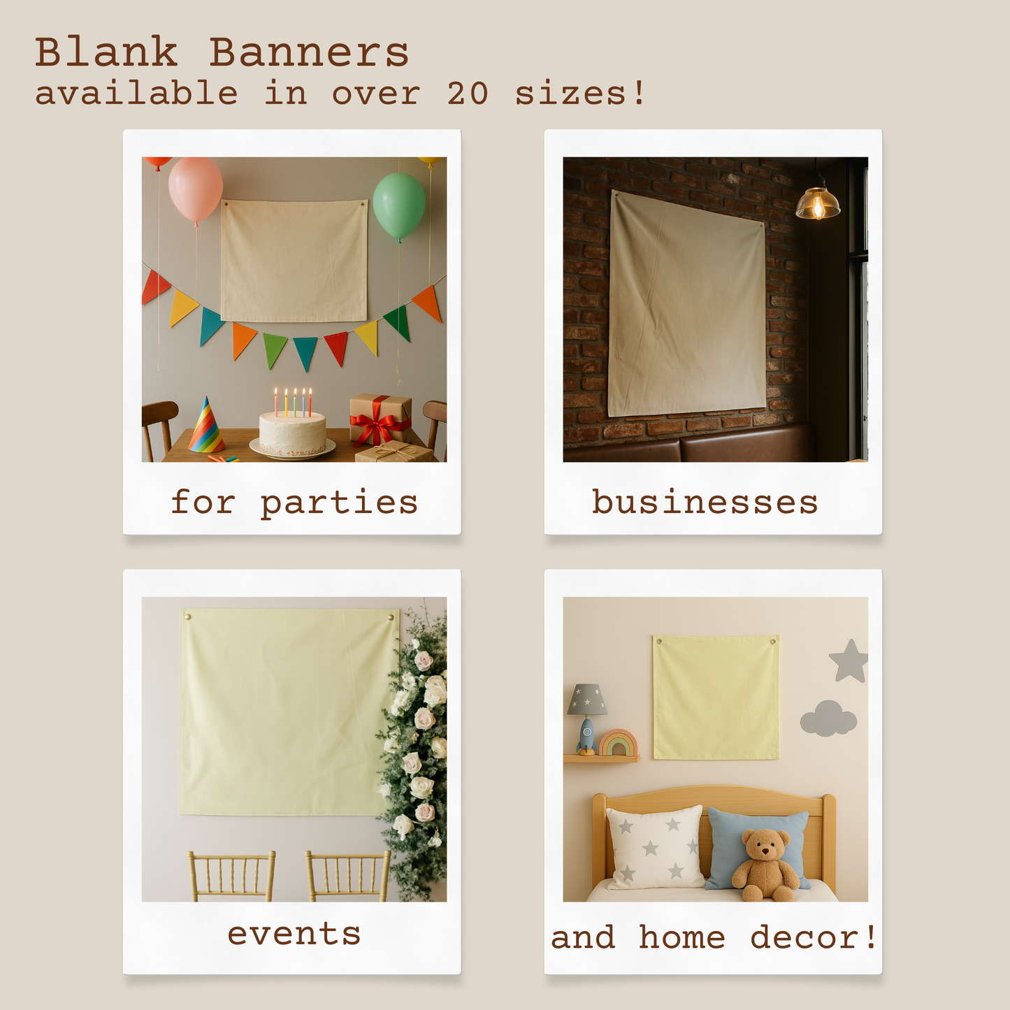 Blank Canvas Banner