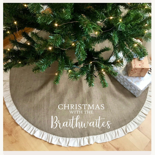 Burlap Tree Skirt