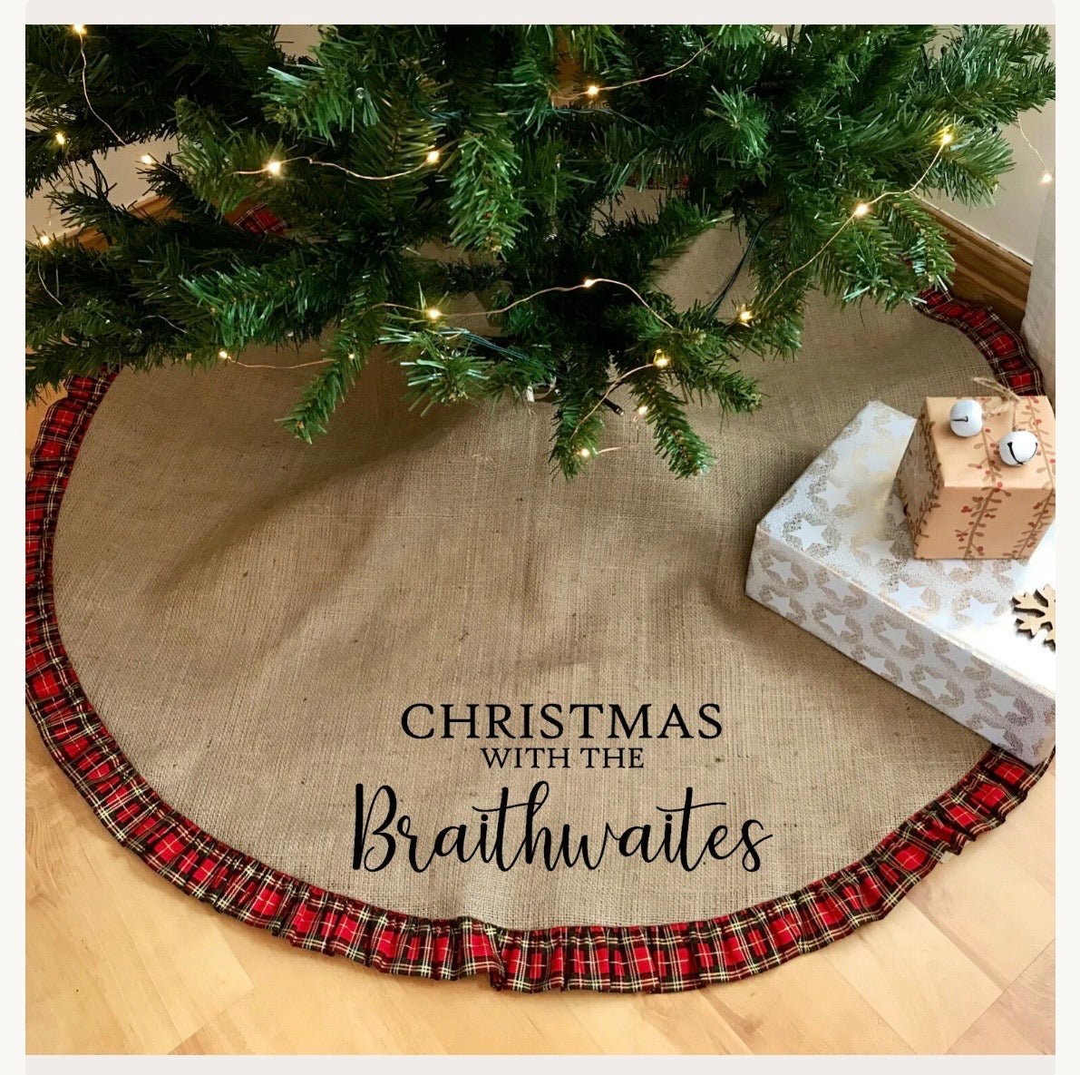 Burlap Tree Skirt