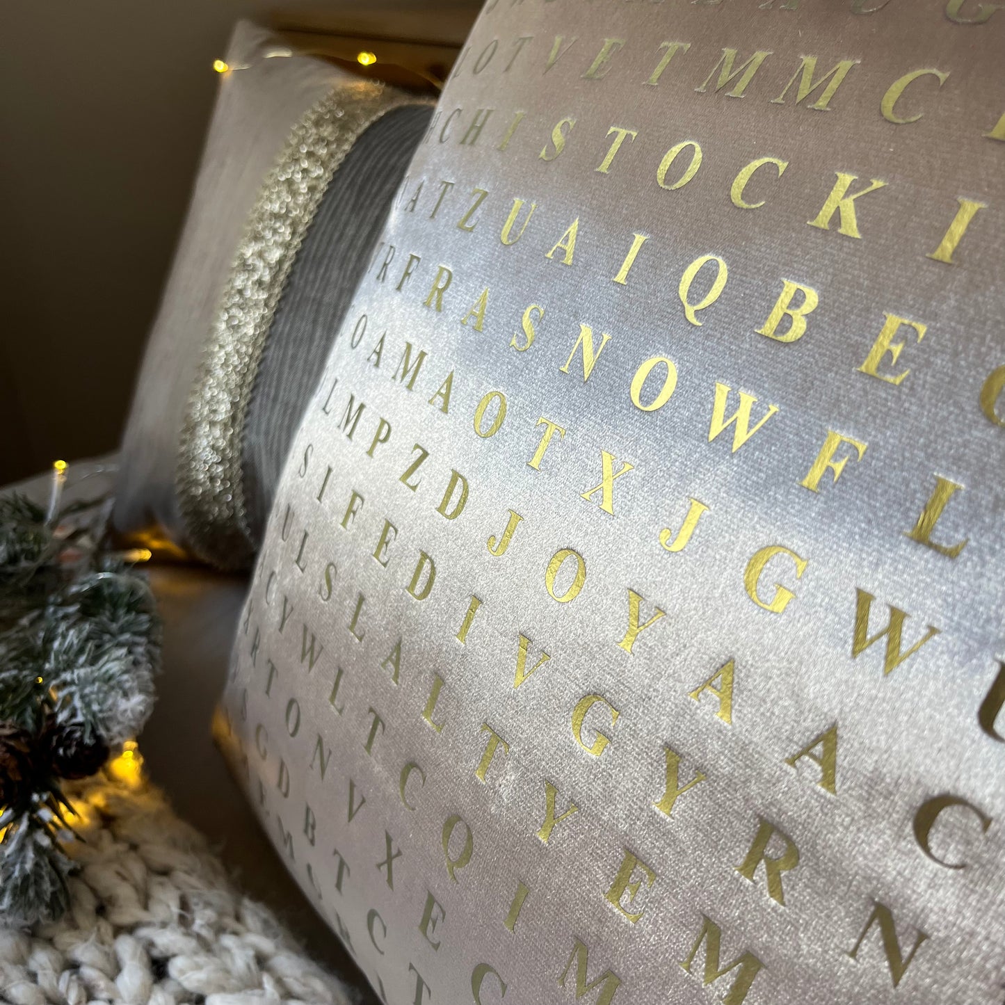 Christmas Word Search Cushion