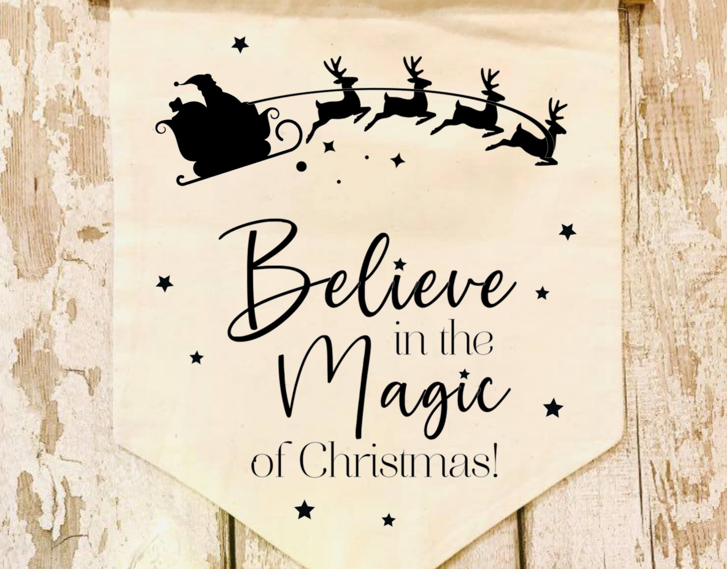 Christmas Canvas Banner