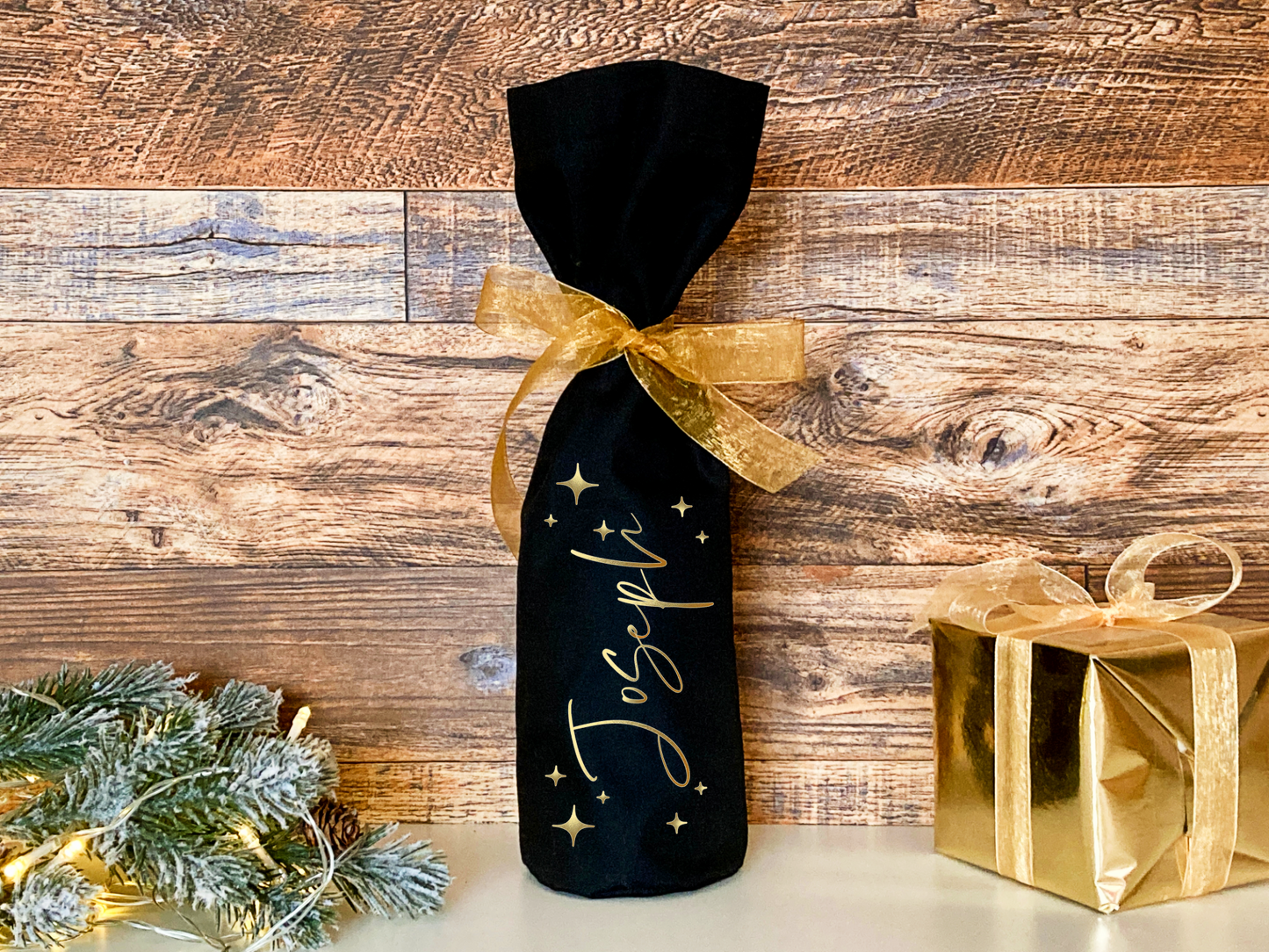 Personalised Wine Bottle Bag