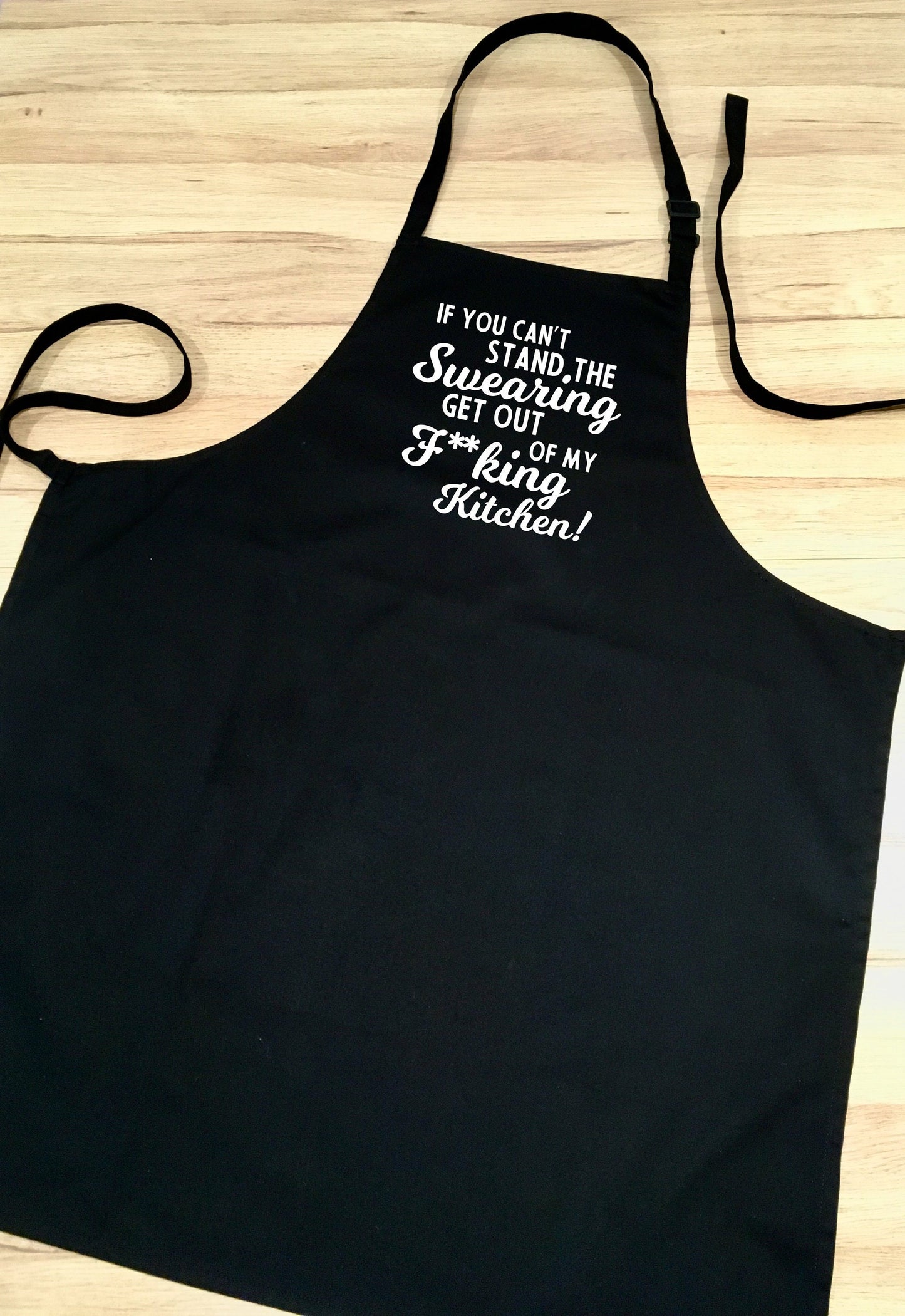 If you can't stand the swearing, get out of my kitchen - funny Gift for him - black or red apron - gordon ramsay - swear rude, head chef