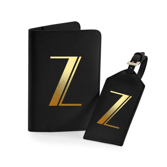 Passport Holder and Luggage Tag Set