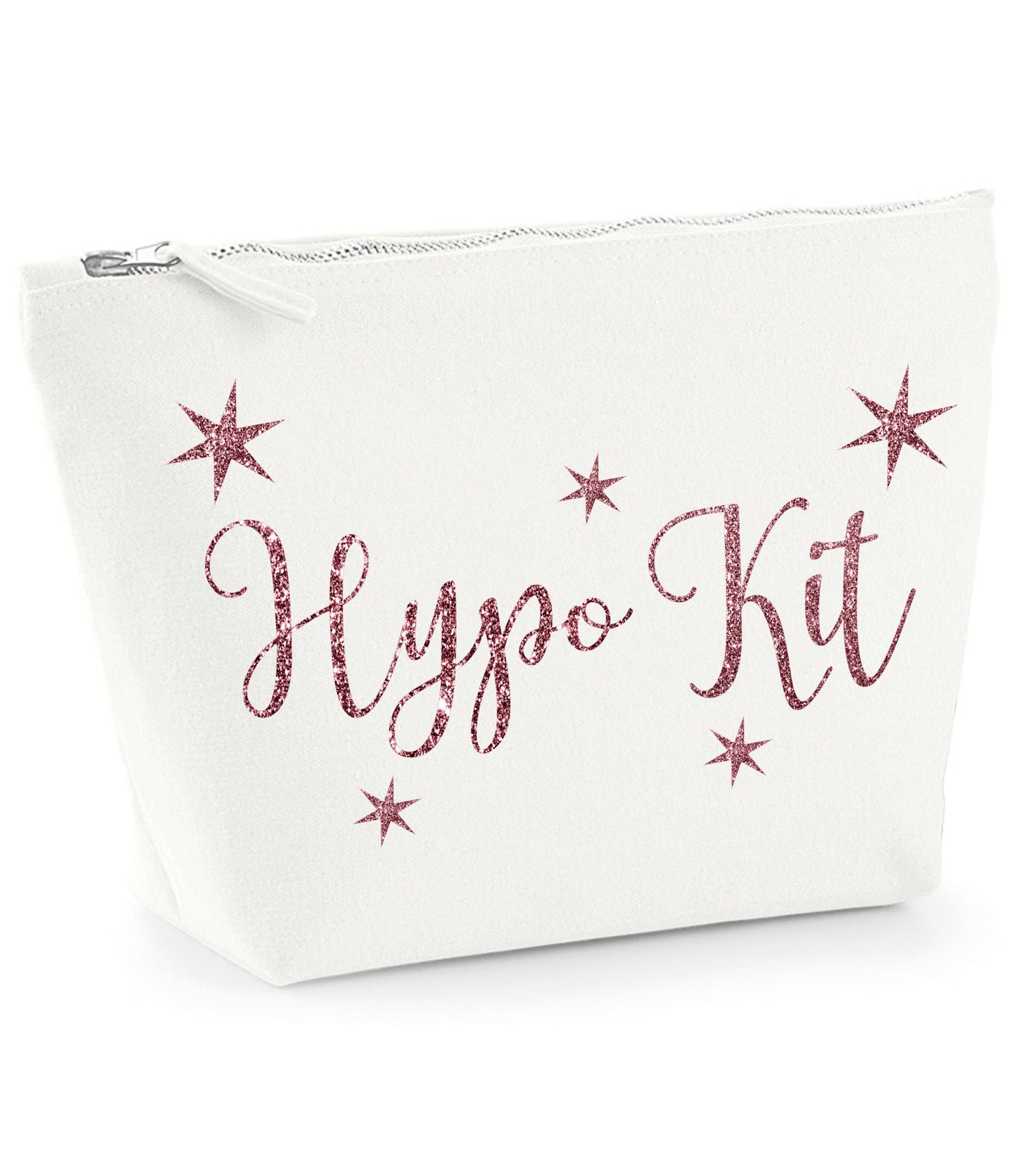 Canvas Hypo Kit bag, emergency zip pouch, diabetic kit, lifesaving