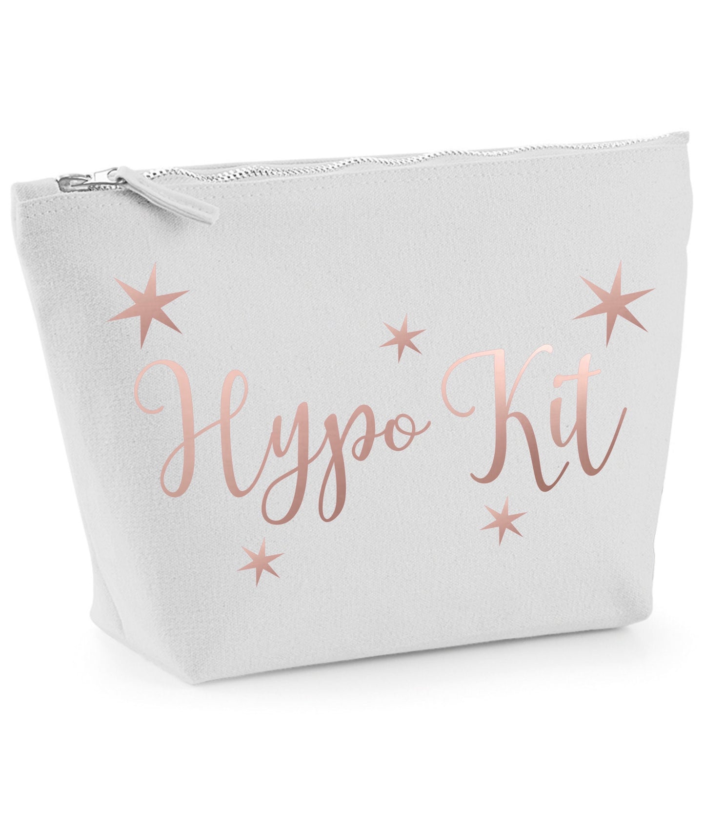 Canvas Hypo Kit bag, emergency zip pouch, diabetic kit, lifesaving