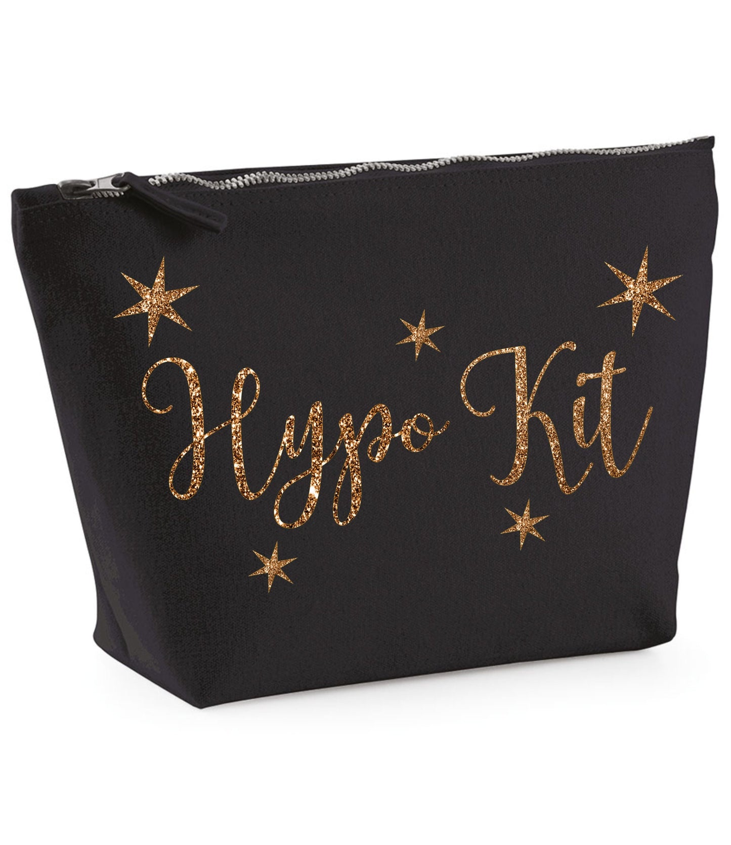 Canvas Hypo Kit bag, emergency zip pouch, diabetic kit, lifesaving