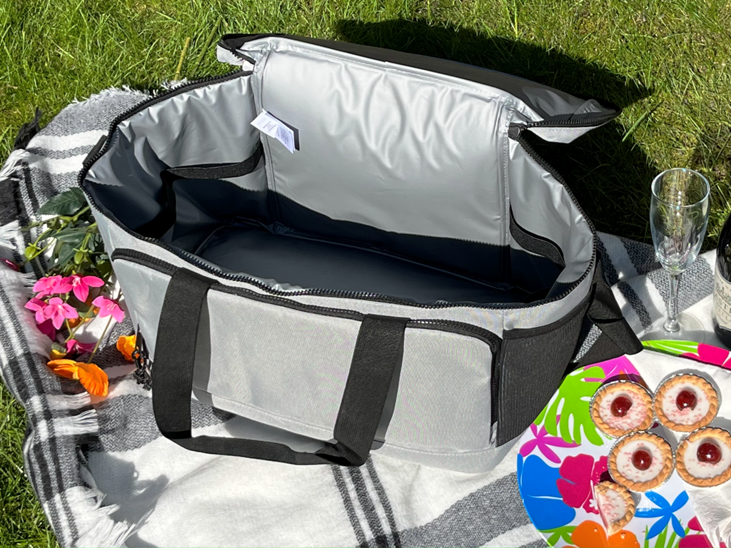 Grey Picnic Cool Bag - Ready For Adventure