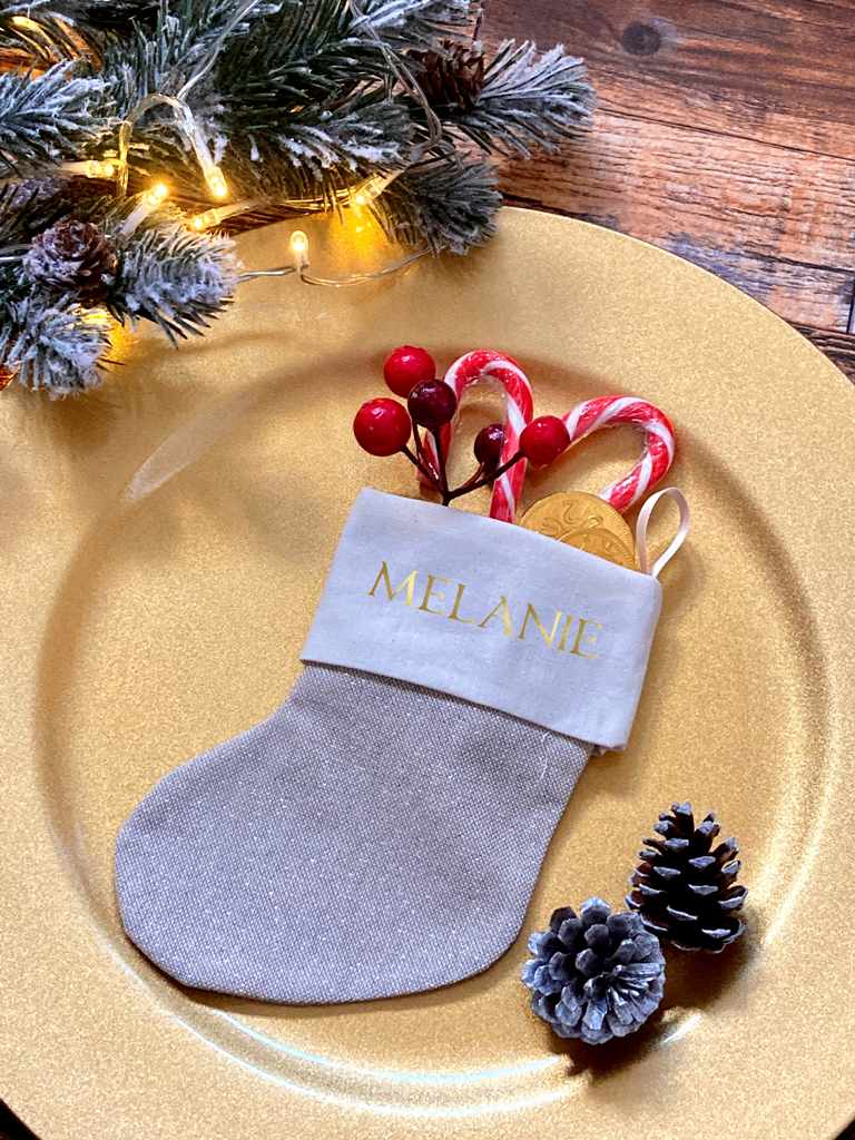 Mini Christmas Stocking Decoration