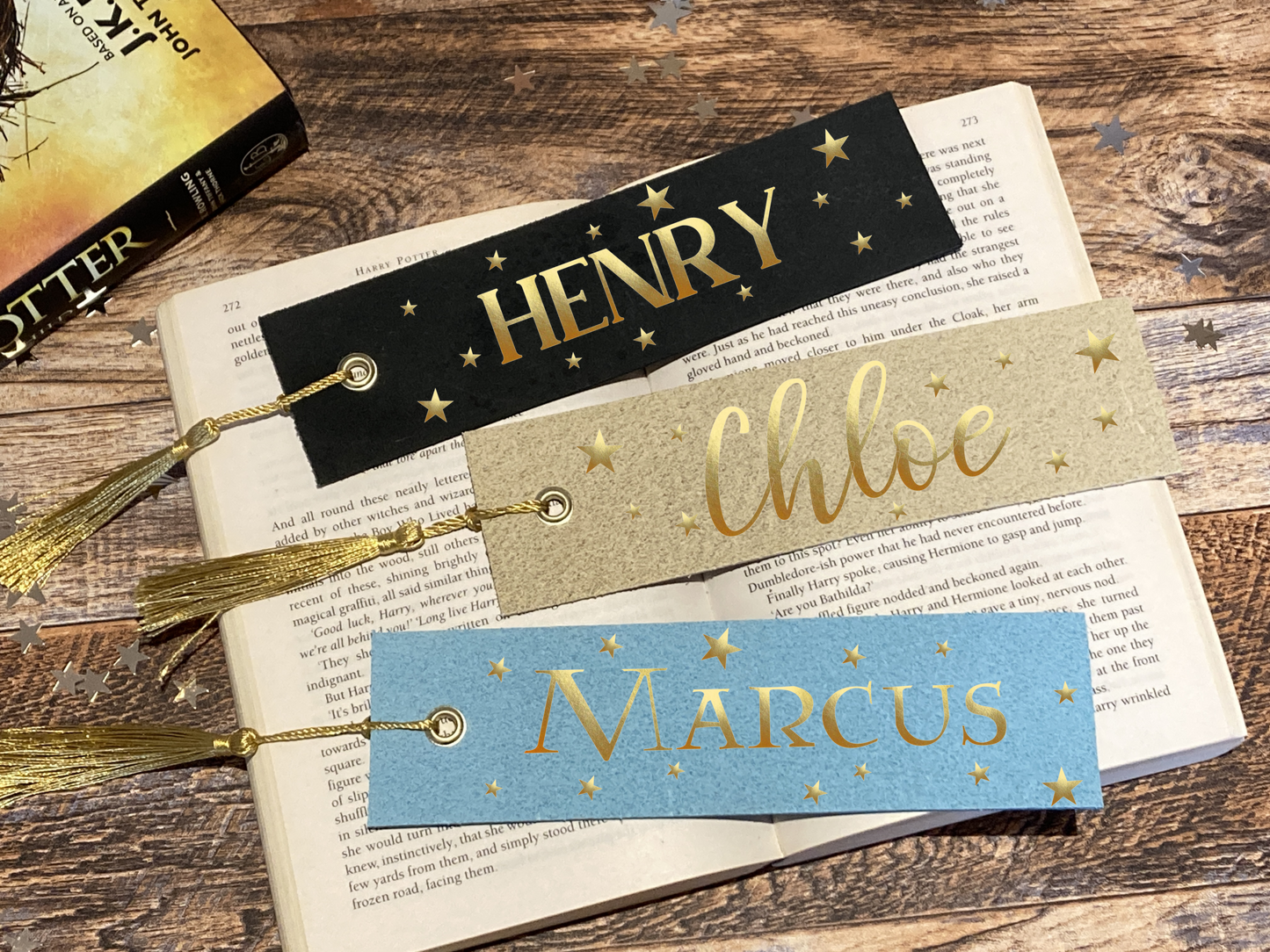 Leather Personalised Bookmark