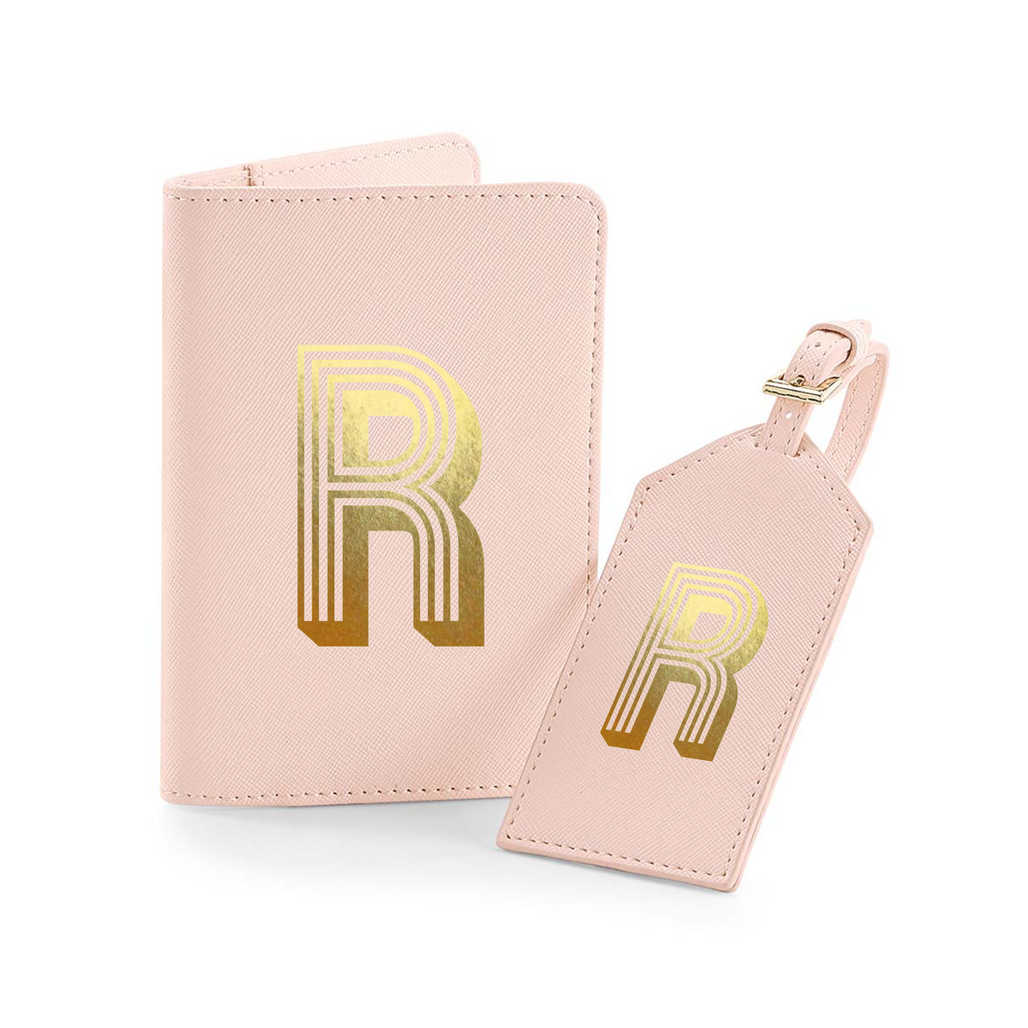 Passport Holder and Luggage Tag Set