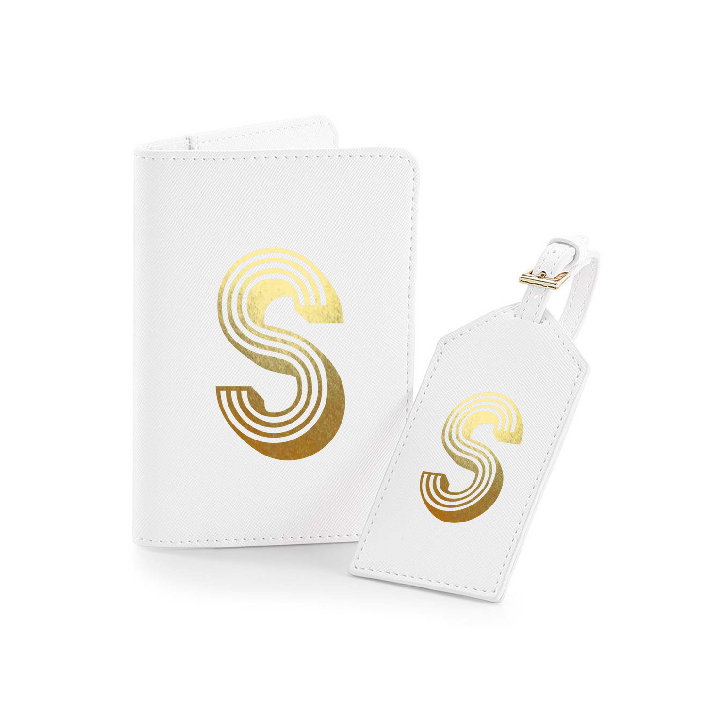 Passport Holder and Luggage Tag Set