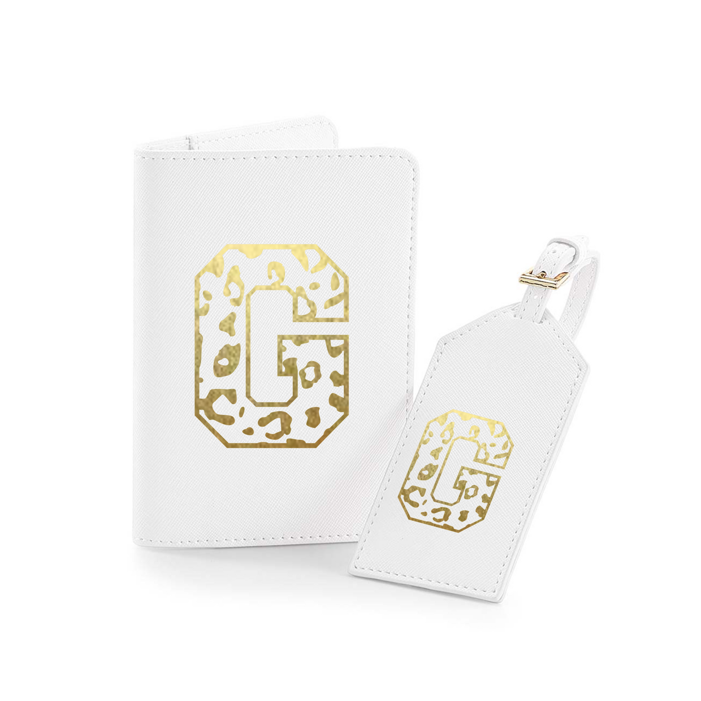 Passport Holder and Luggage Tag Set