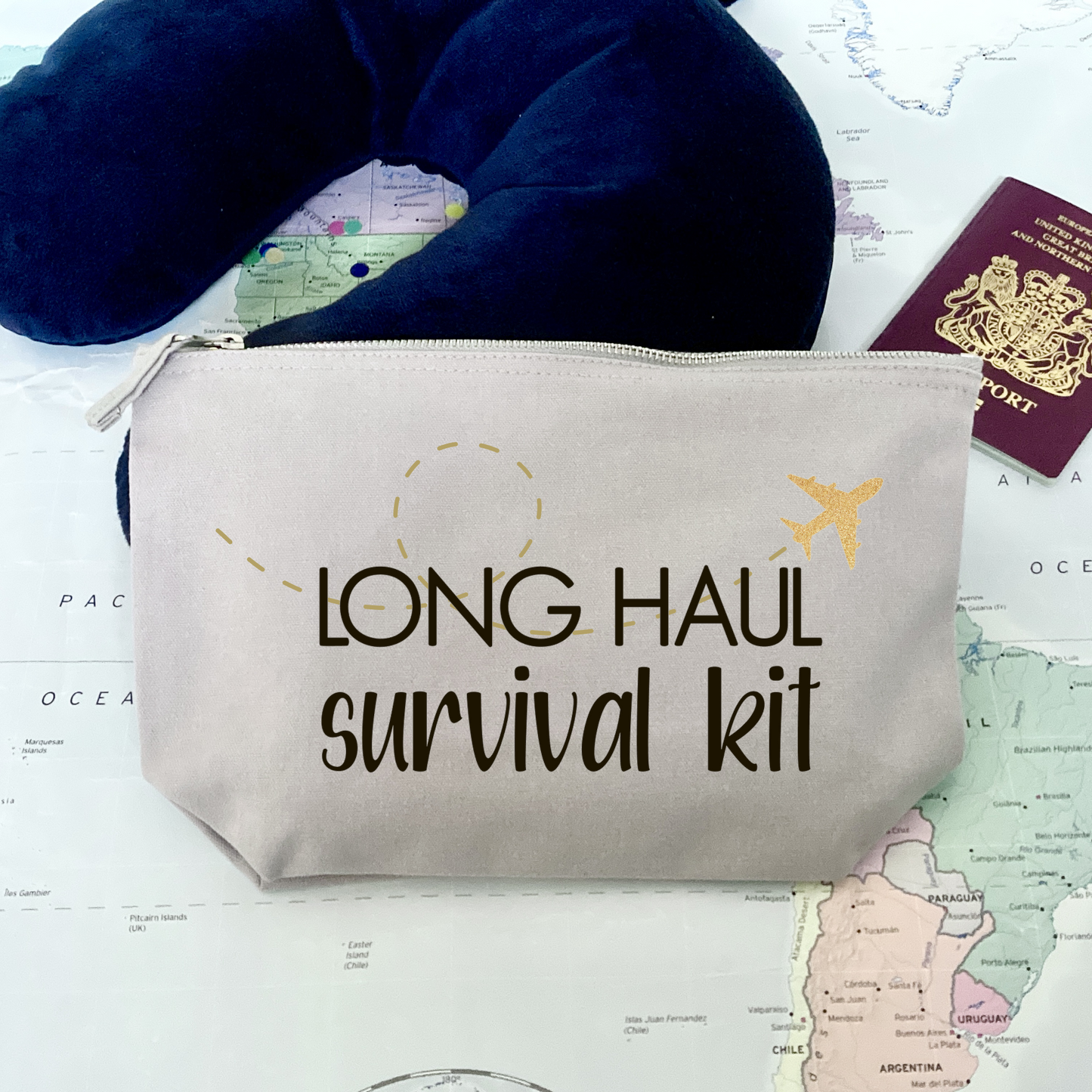 Flight Survival Kit Canvas Bag