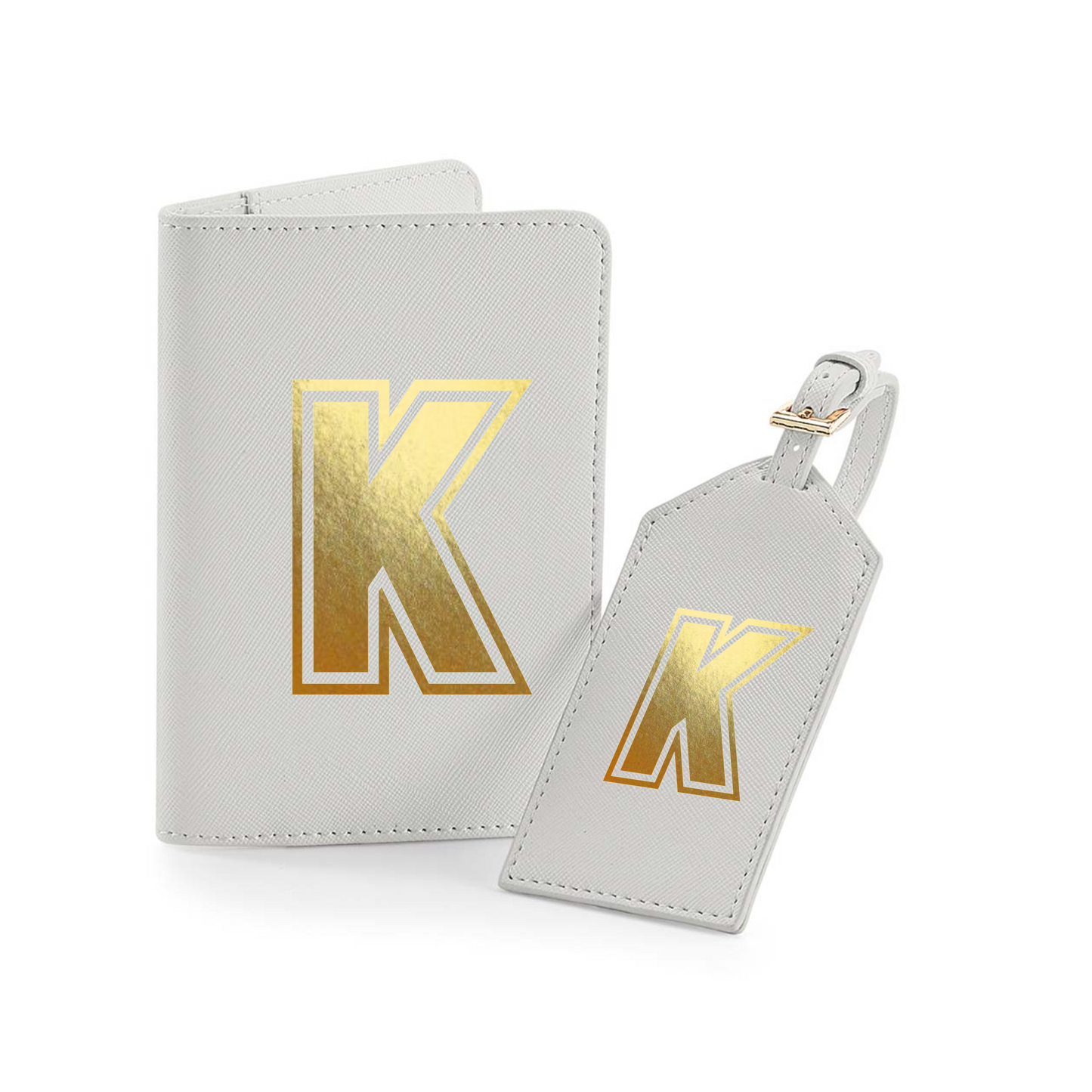 Passport Holder and Luggage Tag Set